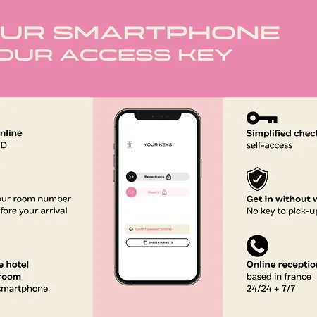 Gambettes - Entree Autonome, Reception En Ligne - Encore Mieux Aparthotel